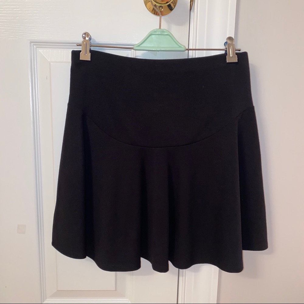UO silence + noise Black Skater Skirt